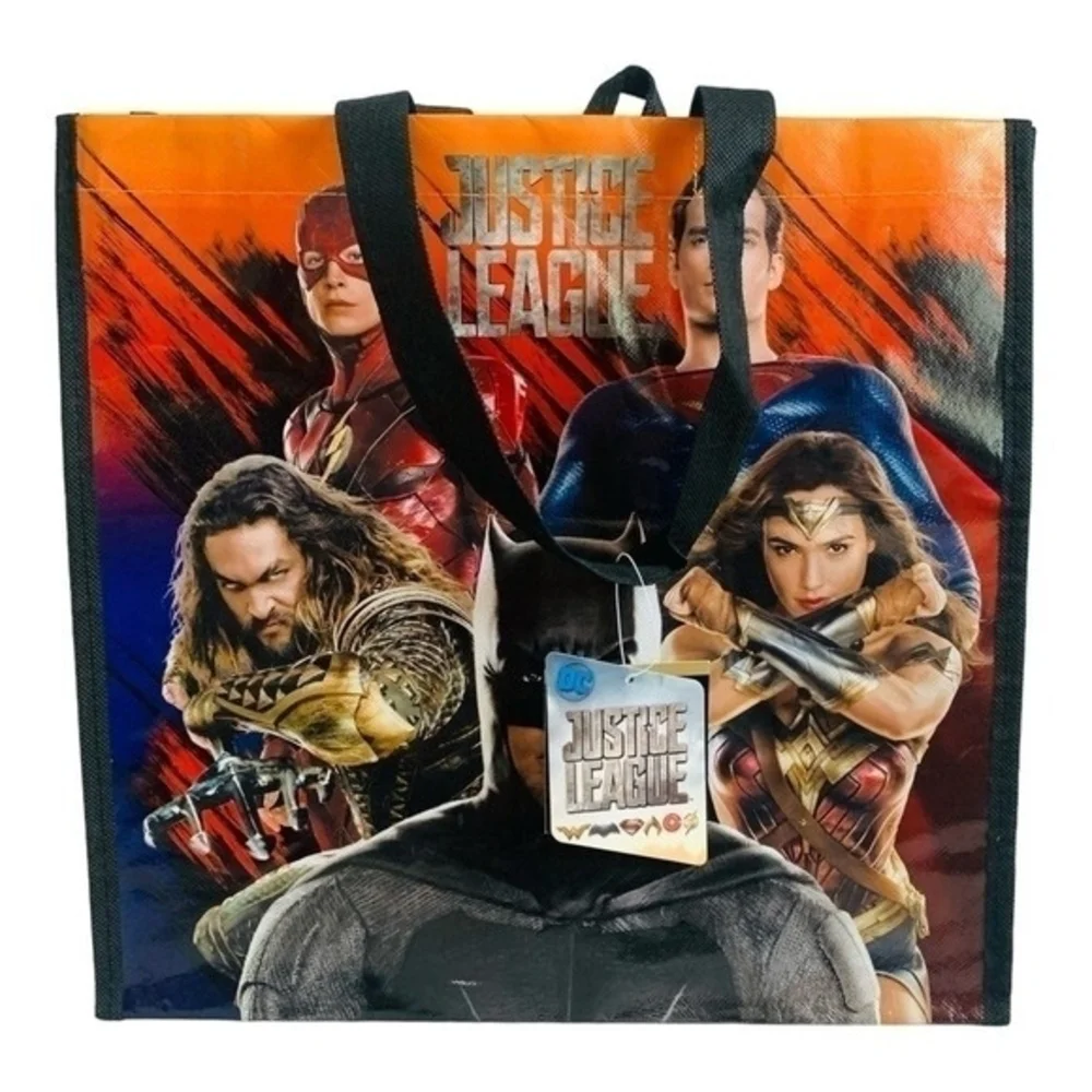 Justice League Promo Shoulder Tote Bag Shopper Handbag Reusable NWT - Picture 4 of 4